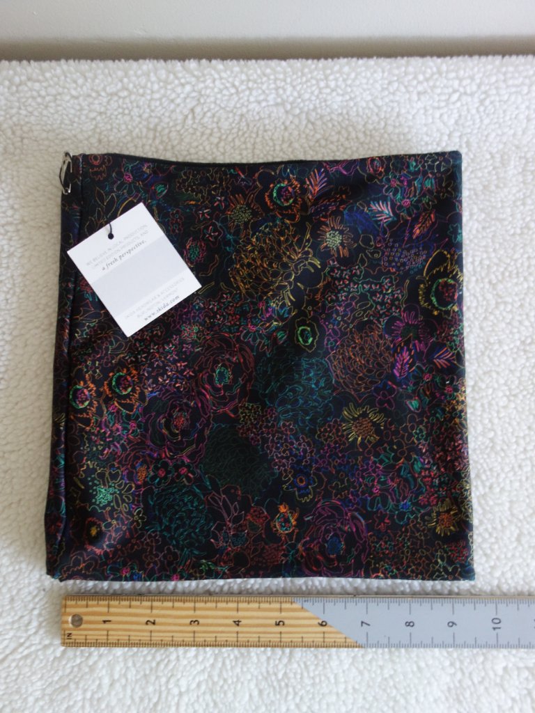 Nwt Skida Black Floral Print Neck Gaiter Warmer — image 4 of 5